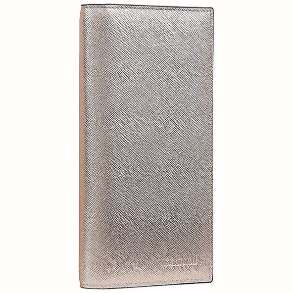 Premium Leather Checkbook Cover Rose Gold - Picture 1 of 6